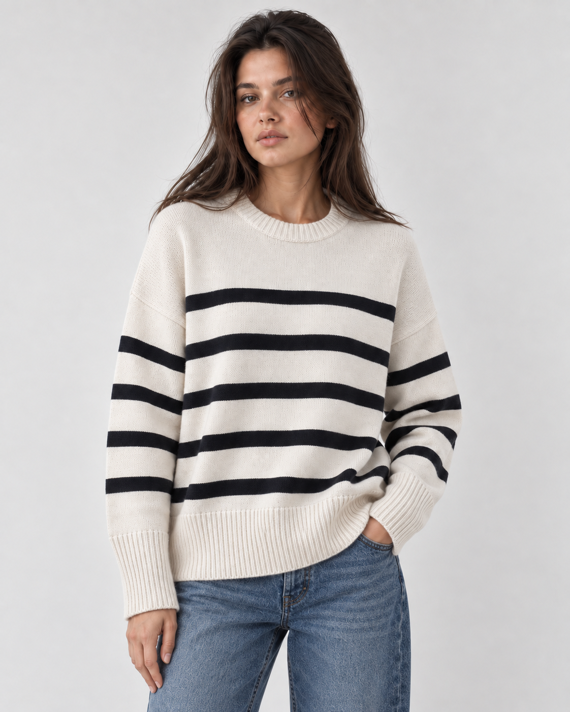 Nora Stripe Sweater