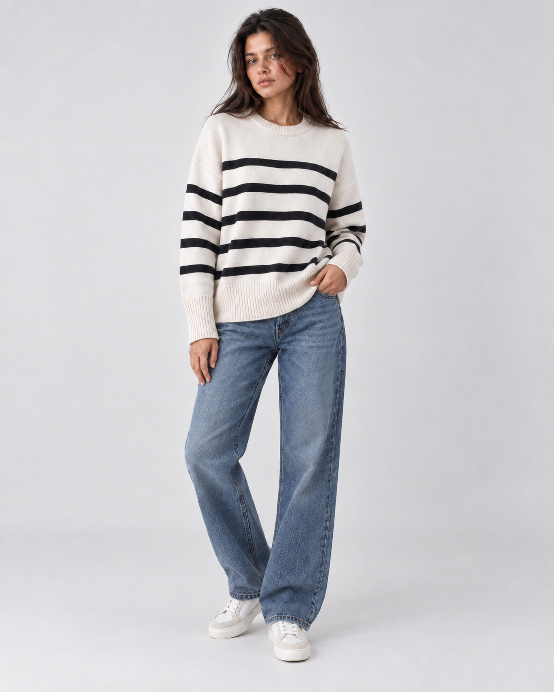 Nora Stripe Sweater