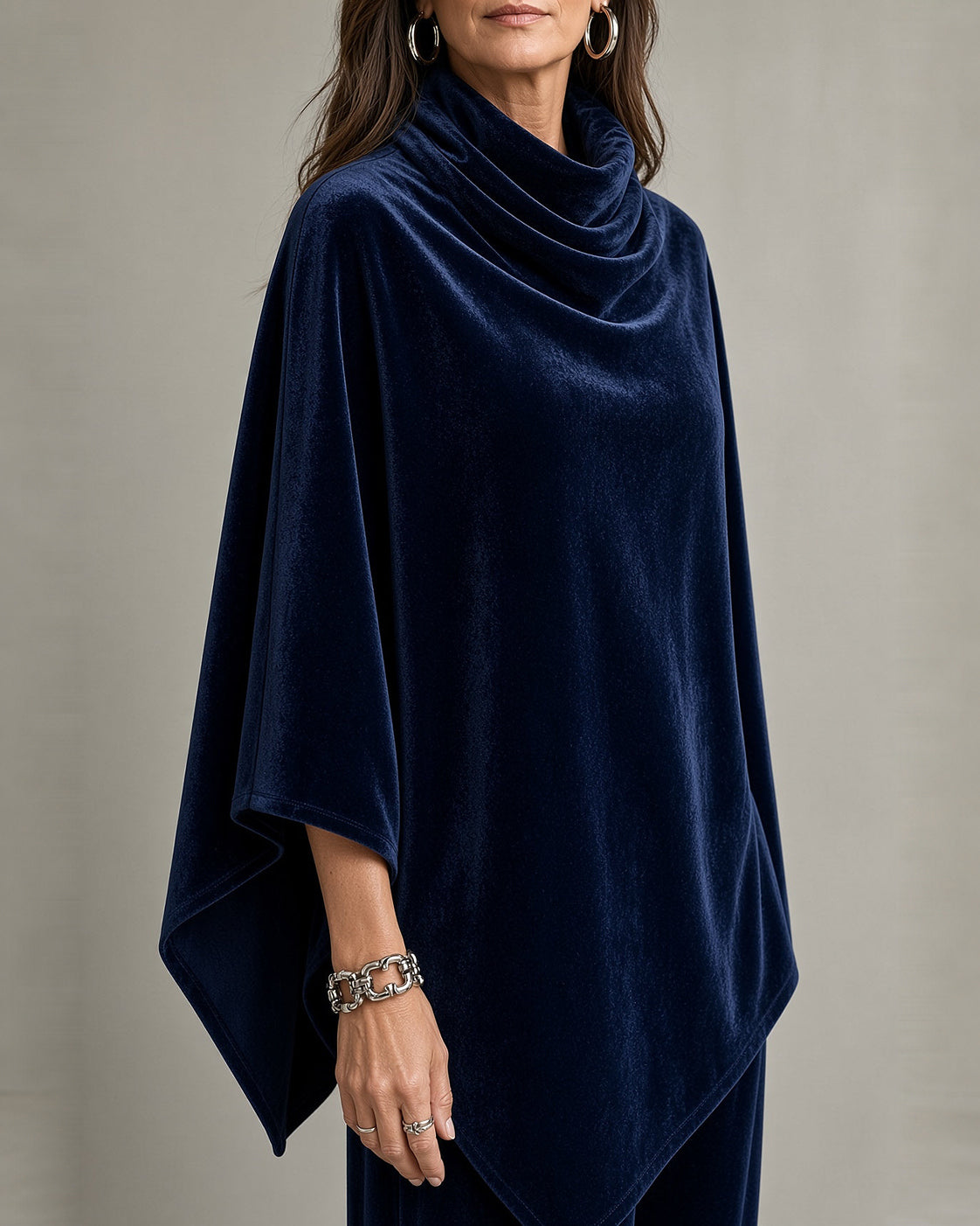Monica | Tvådelat set med ponchotopp