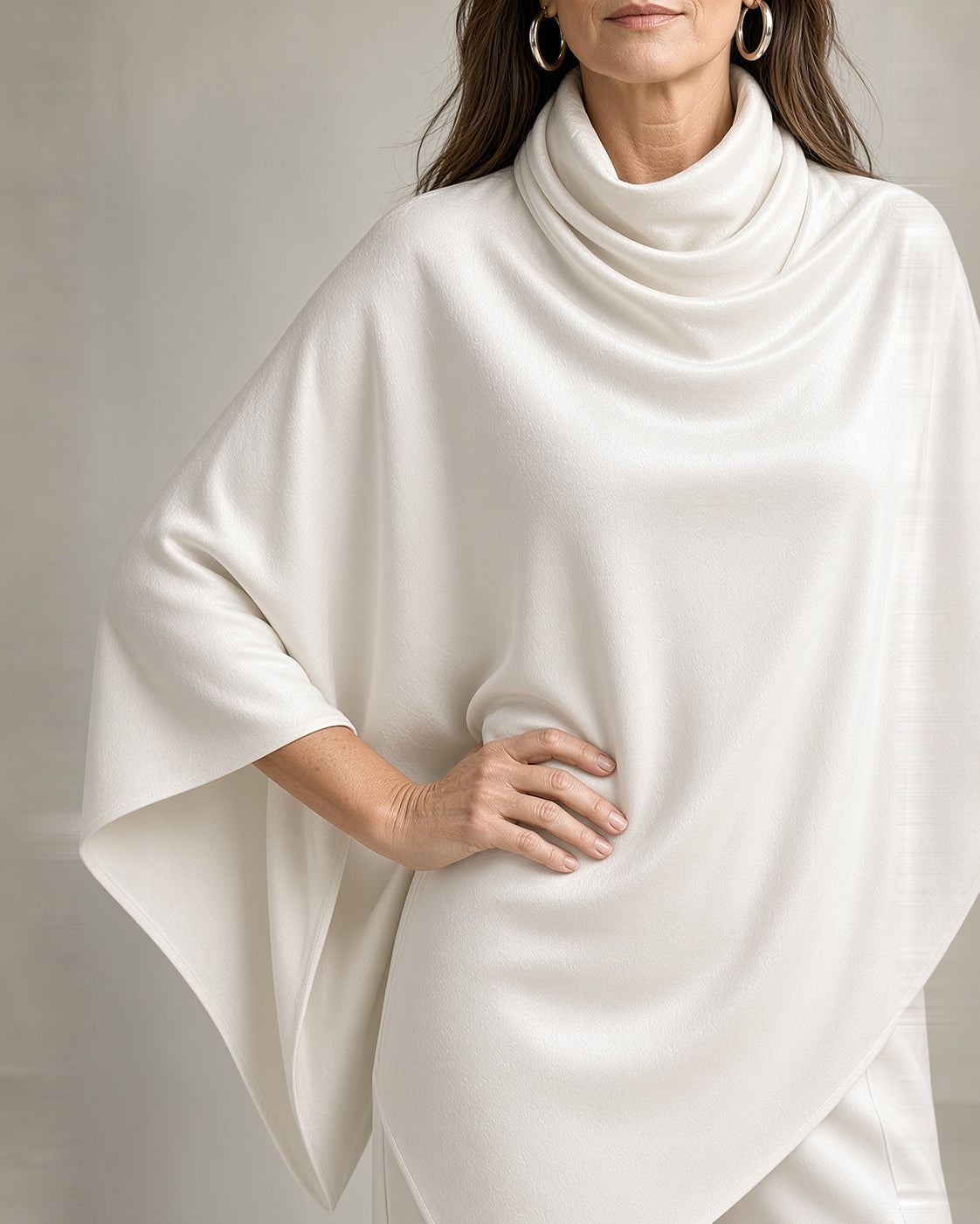 Monica | Tvådelat set med ponchotopp